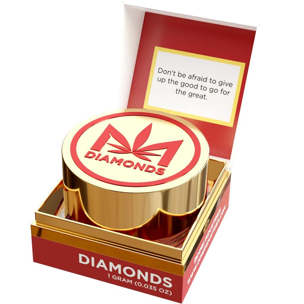 Peaches and Cream Live Resin Diamonds
